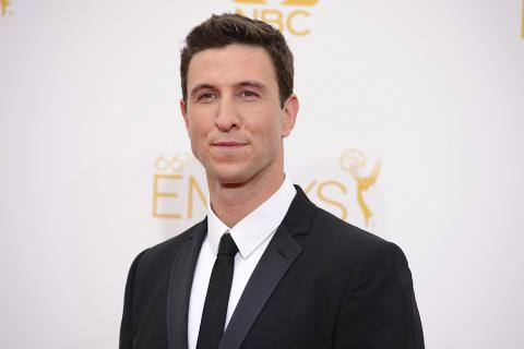 Pablo Schreiber of Orange Is the New Black arrives at the 66th Emmy Awards.