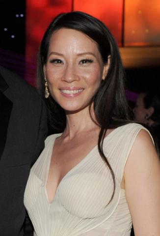 Lucy Liu of Elementary at the 66th Emmys Governors Ball.