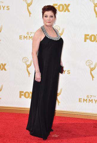 Kate Mulgrew on the red carpet at the 67th Emmy Awards.