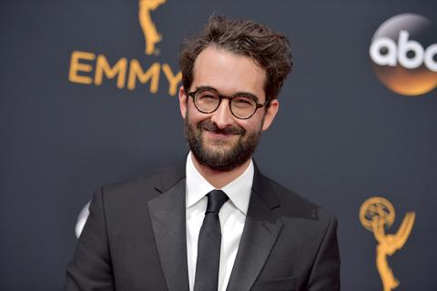 Jay Duplass on the red carpet at the 2016 Primetime Emmys.