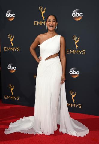 Tracee Ellis Ross on the red carpet at the 2016 Primetime Emmys. 
