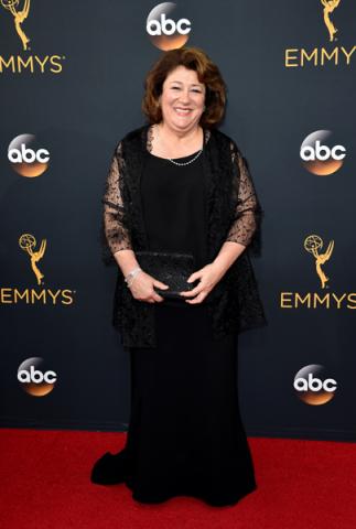 Margo Martindale on the red carpet at the 2016 Primetime Emmys.