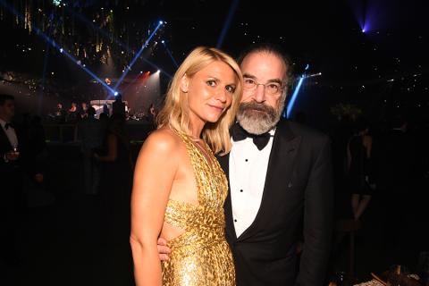 Claire Danes and Mandy Patinkin at the 68th Emmys Governors Ball.