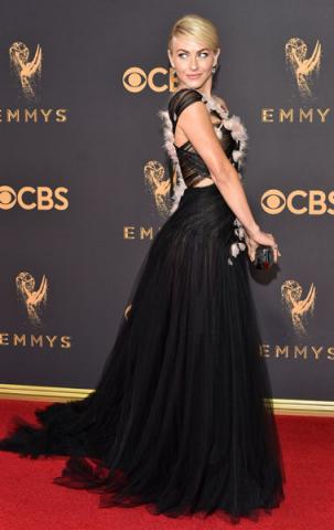 Julianne Hough on the red carpet at the 2017 Primetime Emmys.