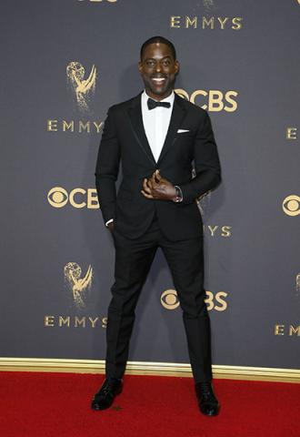 Sterling K. Brown on the red carpet at the 69th Primetime Emmy Awards