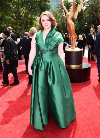 Shannon Purser on the red carpet at the 69th Primetime Emmy Awards