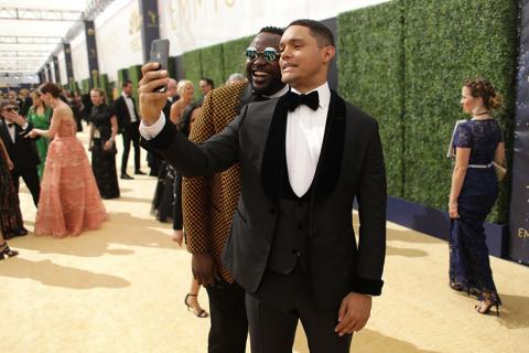 Brian Tyree Henry and Trevor Noah