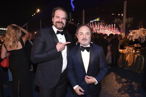 David Harbour and Kevin Pollak