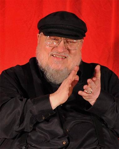 George R. R. Martin onstage at An Evening with Game of Thrones.