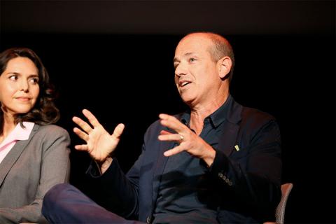 Howard Gordon speaks at Unlock Our Potential at the Television Academy's Saban Media Center, August 9, 2016.