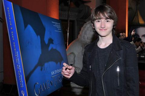 Isaac Hempstead Wright at An Evening with Game of Thrones.