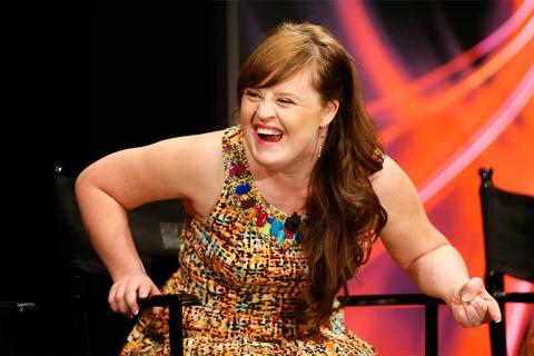Jamie Brewer onstage at An Evening with the Women of American Horror Story in Hollywood, California.
