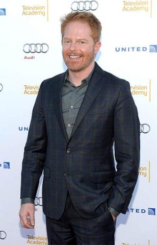 Jesse Tyler Ferguson arrives at the Performers Peer Group nominee reception in West Hollywood.