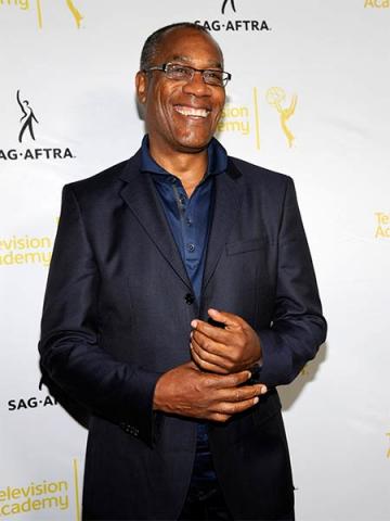 Joe Morton of Scandal arrives at Dynamic and Diverse: A 66th Emmy Awards Celebration of Diversity at the Television Academy in North Hollywood, California.