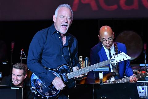 John Debney and Rickey Minor perform at WORDS + MUSIC, presented Thursday, June 29, 2017 at the Television Academy's Wolf Theatre at the Saban Media Center in North Hollywood, California.