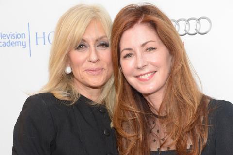 Judith Light and Dana Delaney arrive at the Eighth Annual Television Academy Honors, May 27 at the Montage Beverly Hills.