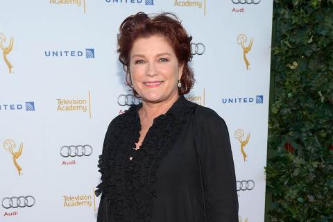 Kate Mulgrew arrives at the Performers Peer Group nominee reception in West Hollywood.