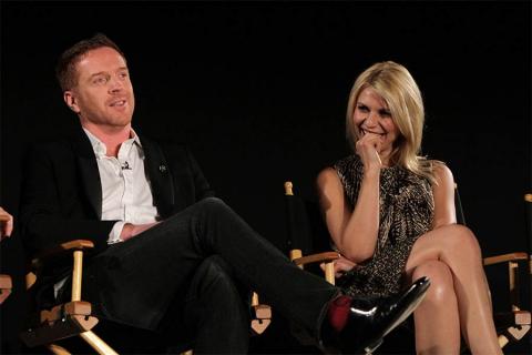 Claire Danes and Damian Lewis at An Evening with Homeland.