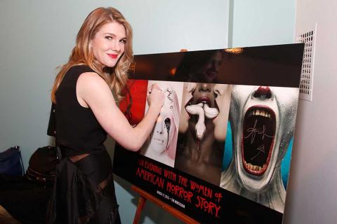 Lily Rabe at An Evening with the Women of American Horror Story in Hollywood, California.