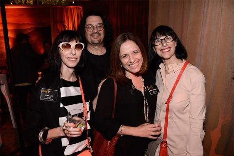 Lynda Kahn, Russell Calabrese, Sharon Leiblein and Ellen Kahn at the Animation and Children's Programming Nominee Reception in North Hollywood, California.