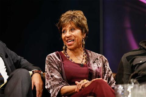 Marla Gibbs onstage at An Evening with Norman Lear at the Montalban Theater in Hollywood.