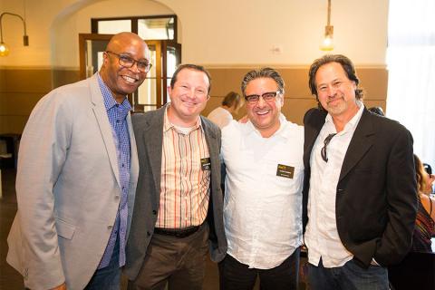 Daryll Merchant, Brian O'Rourke, Frank Scherma and Dan Bootzin at the Commercials Nominee Reception at the Montage Beverly Hills.