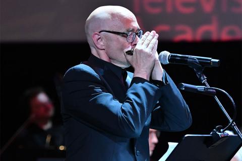 Television Academy governor Michael A. Levine performs at WORDS + MUSIC, presented Thursday, June 29, 2017 at the Television Academy's Wolf Theatre at the Saban Media Center in North Hollywood, California.
