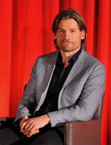 Nikolaj Coster-Waldau onstage at An Evening with Game of Thrones.