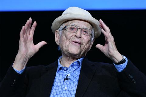 Norman Lear onstage at The Power of TV: A Conversation with Norman Lear and One Day at a Time, presented by the Television Academy Foundation and Netflix in celebration of the Foundation's 20th Anniversary of THE INTERVIEWS: An Oral History Project, on Mo