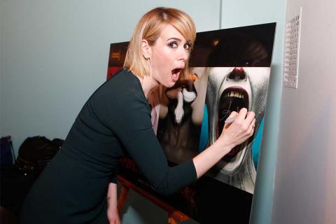 Sarah Paulson at An Evening with the Women of American Horror Story in Hollywood, California.