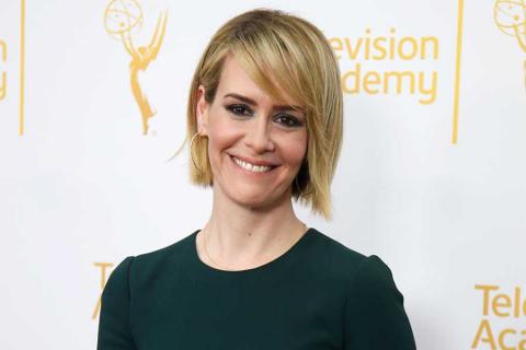 Sarah Paulson arrives at An Evening with the Women of American Horror Story in Hollywood, California.