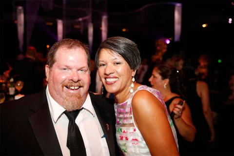 Television Academy governor Scott Boyd with his wife Lupe Boyd at the 2015 Creative Arts Ball.