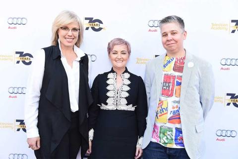Editor Sunny Hodge, production designer Cat Smith, and writer Ali Liebegott at Transparent: Anatomy of an Episode, March 17, 2016 in Los Angeles.