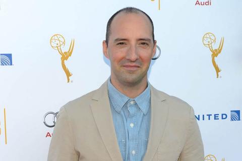 Tony Hale arrives at the Performers Peer Group nominee reception in West Hollywood.