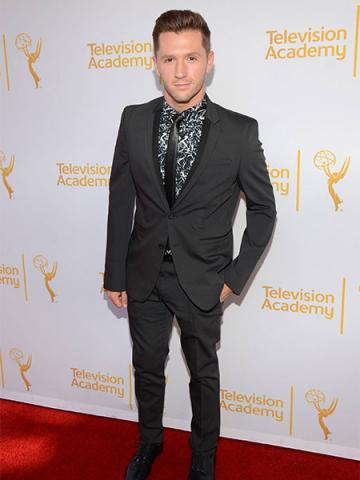 Travis Wall arrives at the Choreographers Nominee Reception in North Hollywood, California.