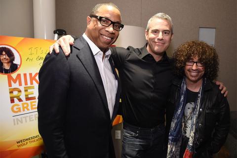 Television Academy Chairman and CEO Hayma Washington with Andy Cohen and Mike Darnell at Mike Darnell: Reality TV's Great Provocateur at the Saban Media Center in North Hollywood, California, March 29, 2017.