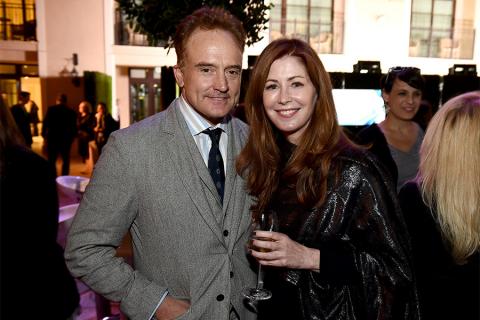 Bradley Whitford of Transparent and Honors host Dana Delaney at the presentation at the Eighth Annual Honors, May 28 at the Montage Beverly Hills.