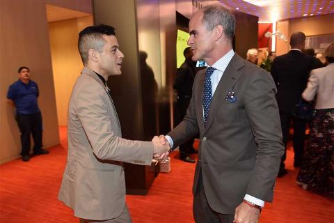 Rami Malek and Michael Kelly at the Television Academy’s 70th Anniversary Gala and Opening Celebration for its new Saban Media Center on June 2, 2016
