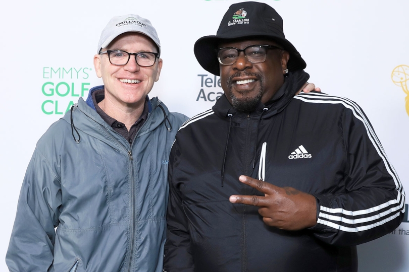 Greg Fitzsimmons and host Cedric The Entertainer