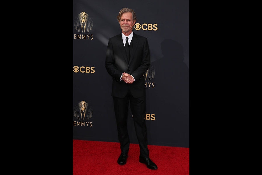 William H. Macy arrives at the 73rd Emmy Awards, September 19, 2021 in Los Angeles, California.