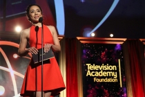 Aimee Garcia presents at the 35th College Television Awards