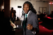 Khadif Sanders at the Thank You Cam at the 35th College Television Awards